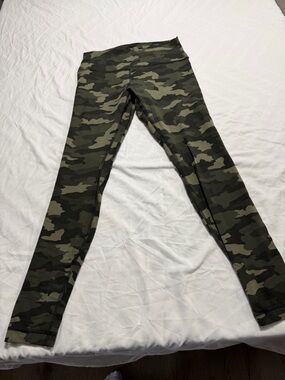 lululemon athletica Green Camo High-Rise Leggings
